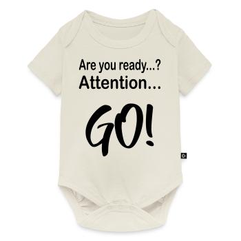 Dragon Boat Are you ready? Start 1c - Baby Premium short-sleeve bodysuit - off white - Front
