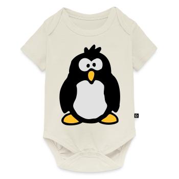 little_penguin - Baby Premium short-sleeve bodysuit - off white - Front