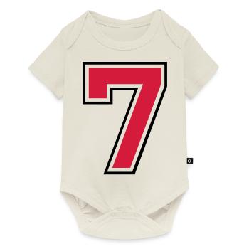 7__f2 - Baby Premium short-sleeve bodysuit - off white - Front