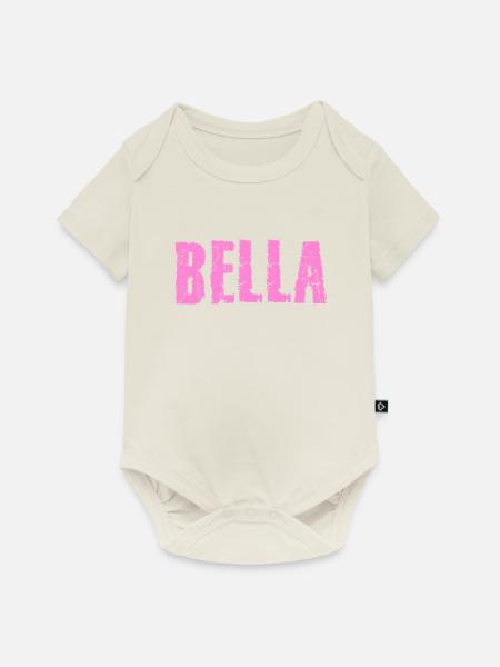 Bella - Baby Premium Kurzarmbody - Naturweiß