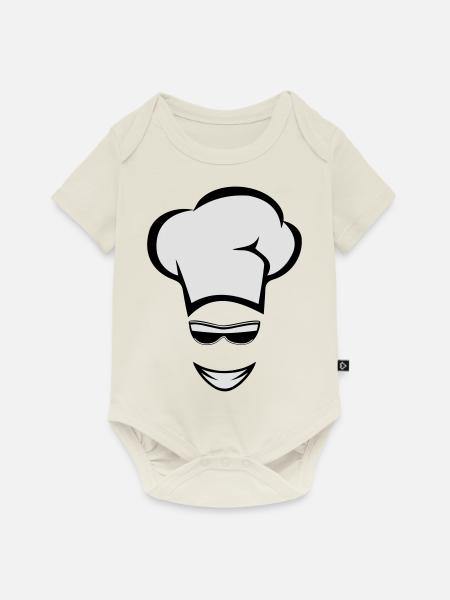 kochen koch sonnenbrille - Baby Premium Kurzarmbody - Naturweiß