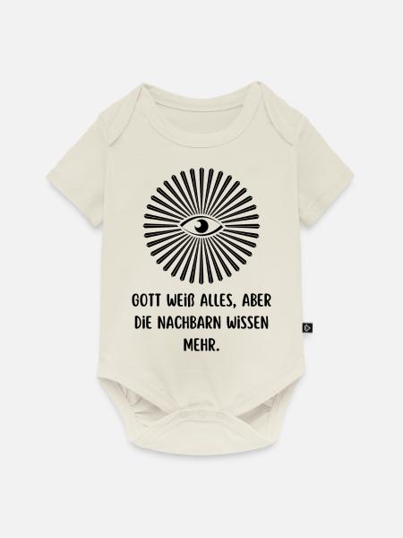 Nachbarn - Baby Premium Kurzarmbody - Naturweiß