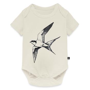 PNG Bild - Baby Premium Kurzarmbody - Naturweiß - Vorne