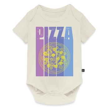 pizza - Body à manches courtes Premium Bébé - blanc cassé - Devant