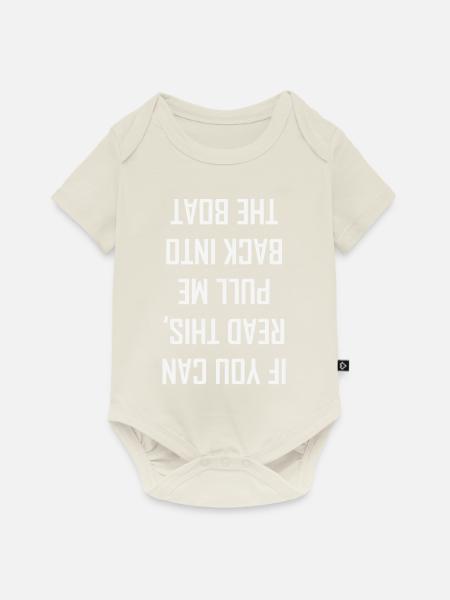 LUSTIGE VERKLEIDUNG - Baby Premium Kurzarmbody - Naturweiß
