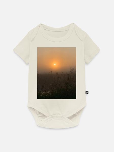 Sonnenaufgang - Baby Premium Kurzarmbody - Naturweiß