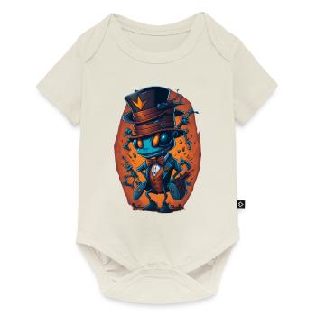 Ant with Hat Funny - Baby Premium short-sleeve bodysuit - off white - Front