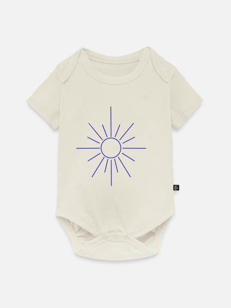 UNITED~SUN - Baby Premium Kurzarmbody - Naturweiß
