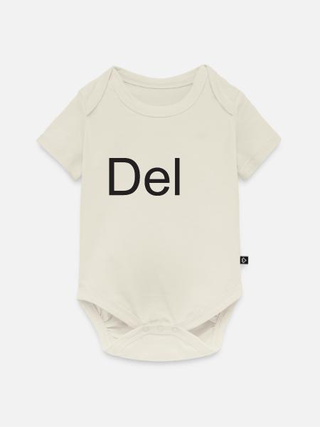 Alt Ctrl Del Tastenkombination - Baby Premium Kurzarmbody - Naturweiß