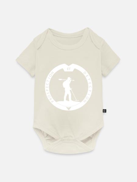 CD-Prospektion und Blc-Erkennung - Baby Premium Kurzarmbody - Naturweiß