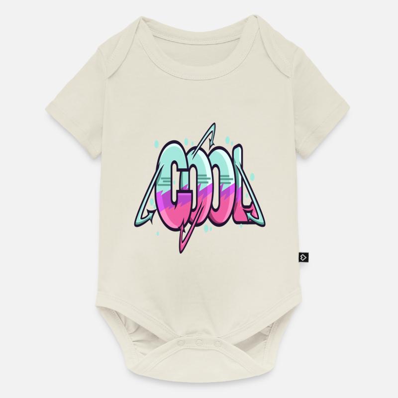 graffiti - Body à manches courtes Premium Bébé - blanc cassé