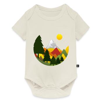 Mountains Mountains Autumn - Baby Premium short-sleeve bodysuit - off white - Front