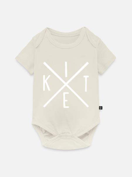 Kite - Baby Premium Kurzarmbody - Naturweiß