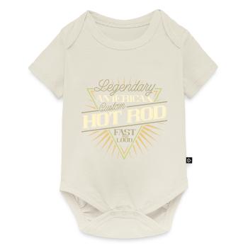 Hot Rod - Baby Premium Kurzarmbody - Naturweiß - Vorne