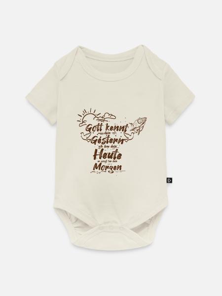 Bibelverse - Christlich - Jesus - Baby Premium Kurzarmbody - Naturweiß