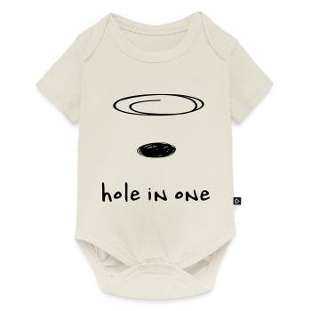 hole in one - Baby Premium short-sleeve bodysuit - off white - Front