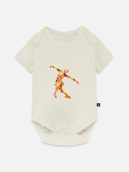 Eiskunstlauf - Baby Premium Kurzarmbody - Naturweiß