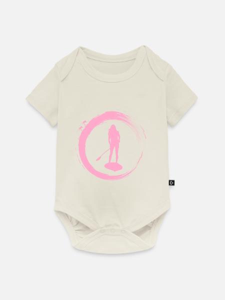 Stand Up Paddle - Baby Premium Kurzarmbody - Naturweiß