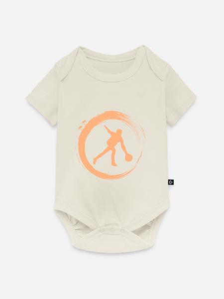 Bowling - Baby Premium Kurzarmbody - Naturweiß