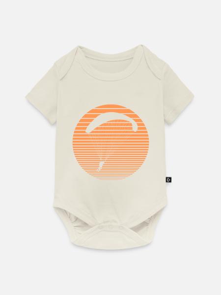 Paragliding - Baby Premium Kurzarmbody - Naturweiß