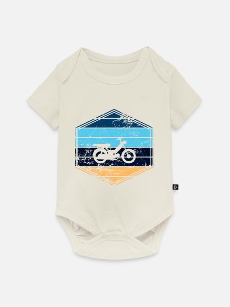 Moped - Baby Premium Kurzarmbody - Naturweiß