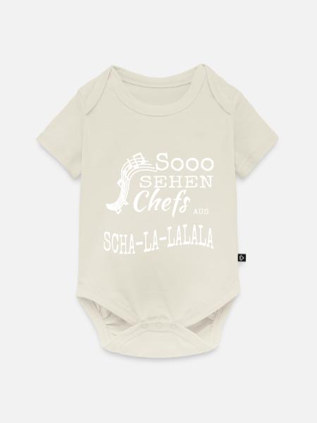Chef - Baby Premium Kurzarmbody - Naturweiß