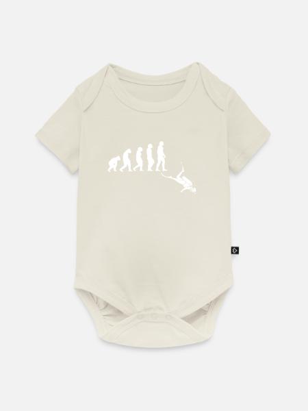 Taucher Evolution Tshirt - Baby Premium Kurzarmbody - Naturweiß