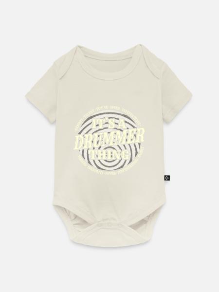 Drummer - Drummer Thing - Baby Premium Kurzarmbody - Naturweiß