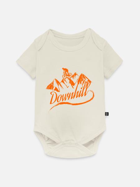 Downhill - Baby Premium Kurzarmbody - Naturweiß