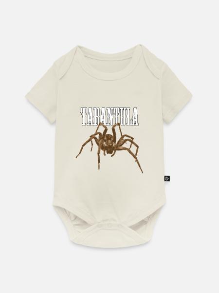 Tarantel - Baby Premium Kurzarmbody - Naturweiß