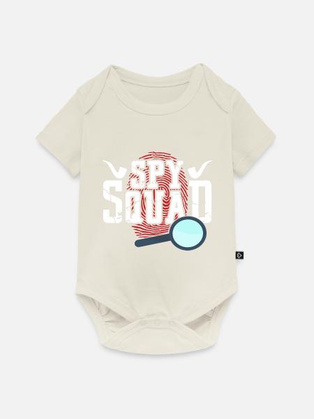 Spy Squad - Baby Premium Kurzarmbody - Naturweiß