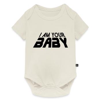 I am your BABY 3D (1c) - Body à manches courtes Premium Bébé - blanc cassé - Devant