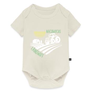 Traktor Nachwuchs Landwirt Landwirtschaft Geschenk - Baby Premium Kurzarmbody - Naturweiß - Vorne