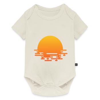 lever du soleil - Body à manches courtes Premium Bébé - blanc cassé - Devant