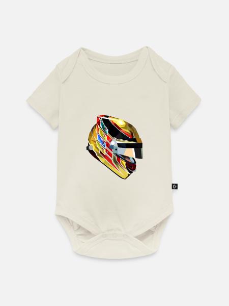 Lewis Hamilton - Baby Premium Kurzarmbody - Naturweiß