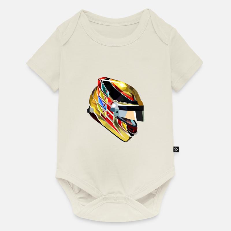 Lewis Hamilton - Body à manches courtes Premium Bébé - blanc cassé