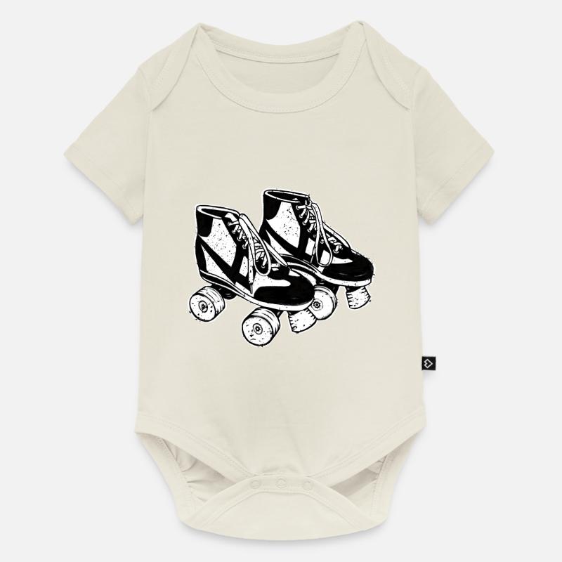 rollerskates - Body à manches courtes Premium Bébé - blanc cassé