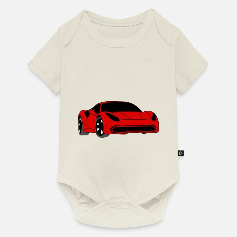 voiture - Body à manches courtes Premium Bébé - blanc cassé