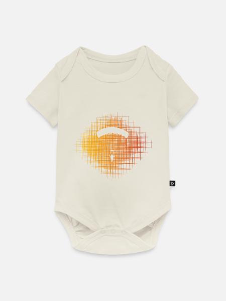 Paraglider - Baby Premium Kurzarmbody - Naturweiß