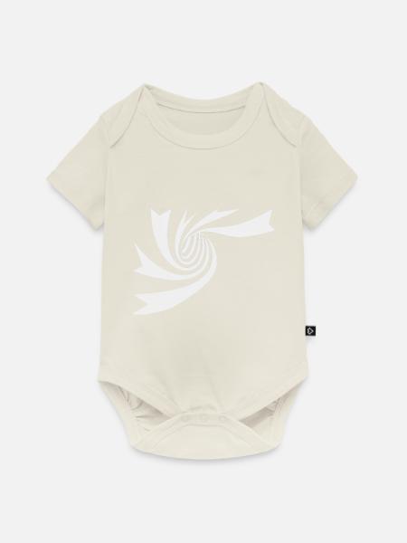 Spirale - Baby Premium Kurzarmbody - Naturweiß