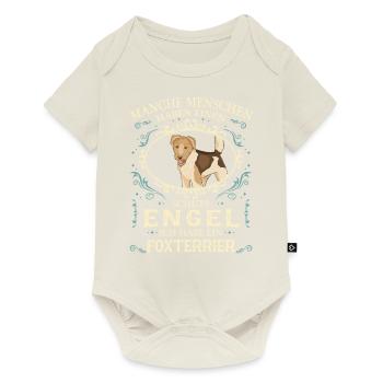 Foxterrier Fox Terrier Hund Hundehalter - Baby Premium Kurzarmbody - Naturweiß - Vorne