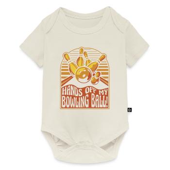 Bowling Bowler Pin Ball Bowling Ball - Body à manches courtes Premium Bébé - blanc cassé - Devant