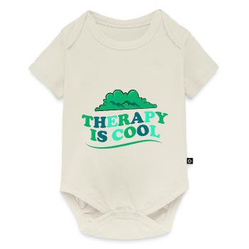 Mental Health Bewusstsein Gesundheit Support - Baby Premium Kurzarmbody - Naturweiß - Vorne