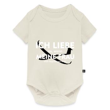funny saying glider pilot glider pilot - Baby Premium short-sleeve bodysuit - off white - Front