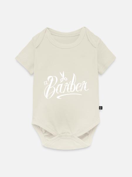 Barber Friseur - Baby Premium Kurzarmbody - Naturweiß