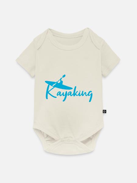 Kayaking - Baby Premium Kurzarmbody - Naturweiß