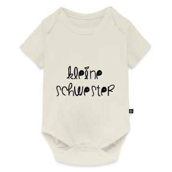 Kleine Schwester - Baby Premium Kurzarmbody - Naturweiß - Vorne