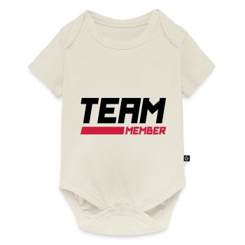 team member - Baby Premium short-sleeve bodysuit - off white - Front