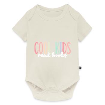 Kids Read Books - Baby Premium Kurzarmbody - Naturweiß - Vorne