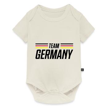 germany flag germany team - Baby Premium short-sleeve bodysuit - off white - Front